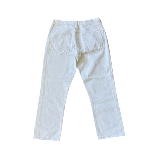 NEW AGOLDE Riley High Rise Straight Crop Jean Tissue Wash - Picture 3 of 11